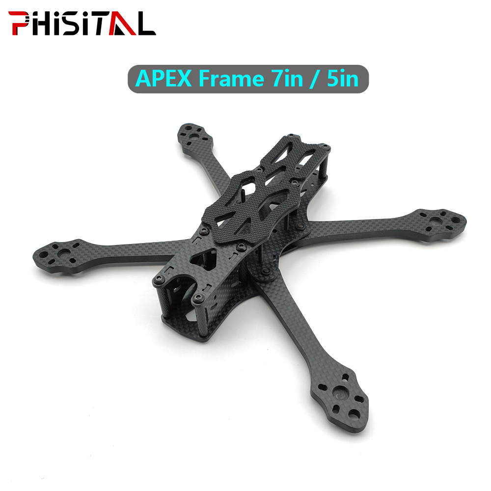Drone Kit Beginner - APEX-Rahmen, 7 Zoll/6 Zoll/5 Zoll, Carbonfaser-Quadcopter-Rahmen-Set